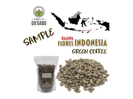 SAMPLE Green Coffee "DEWATA" Da'Gabo, G1 Arabica, Bali Kintamani Indonesia, Washed